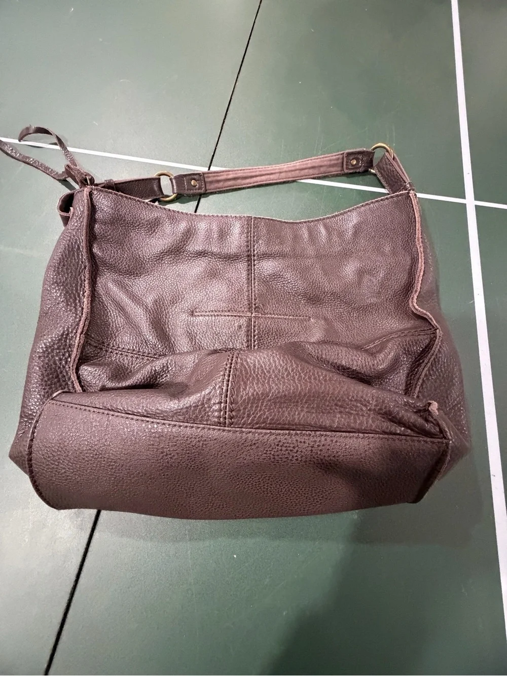 The Sak Brown Braided-Handle Hobo Bag